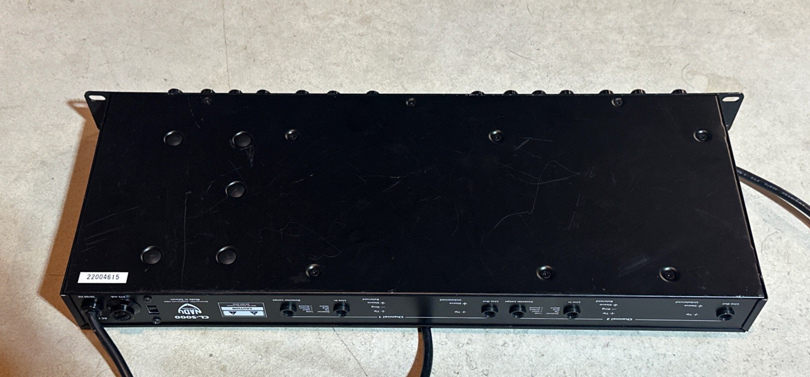 NADY AUDIO CL-5000 DUAL CHANNEL COMPRESSOR LIMITER WITH GATE