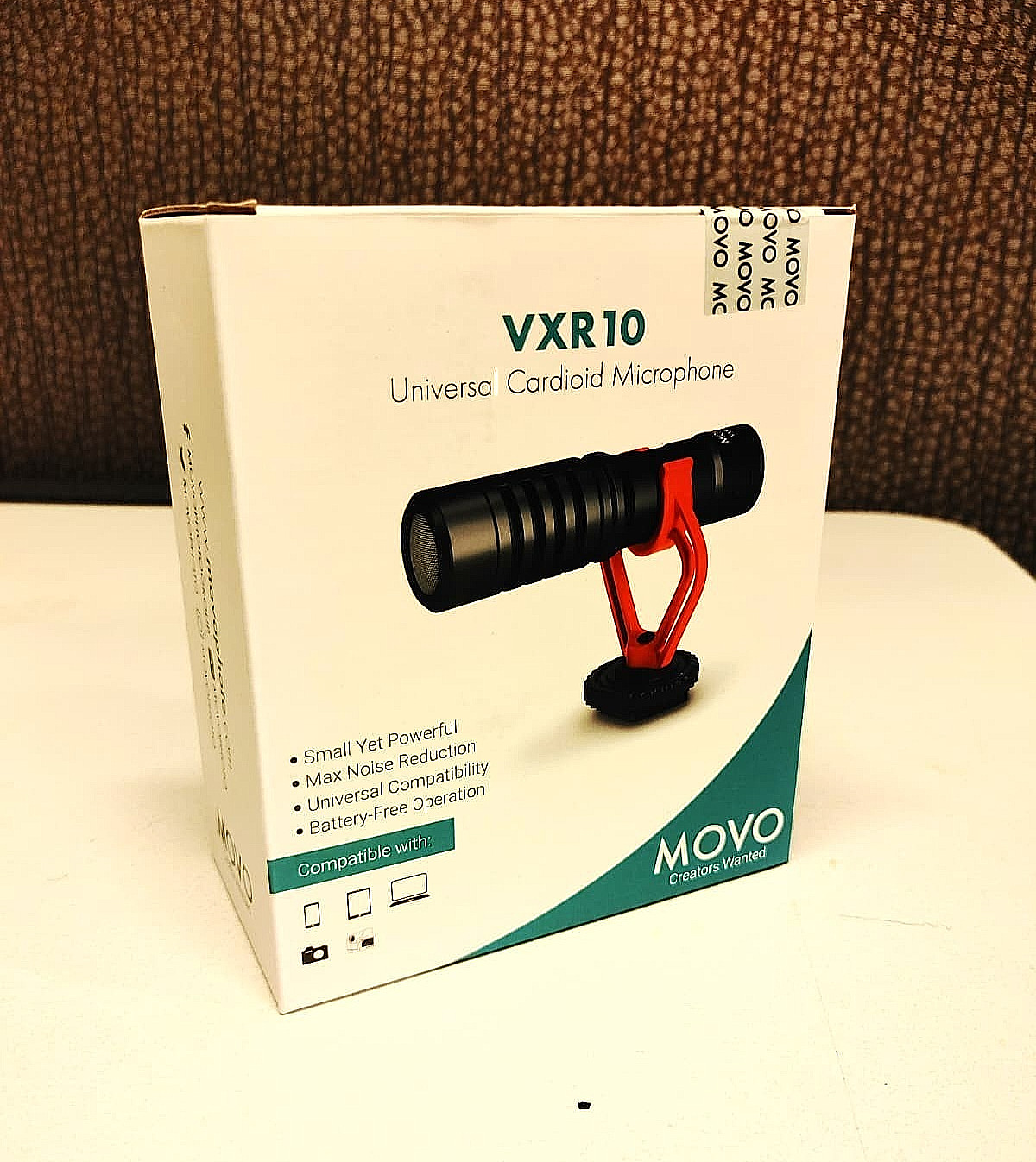 Movo VXR10 Supercardioid Camera Hotshoe Shotgun Microphone – New