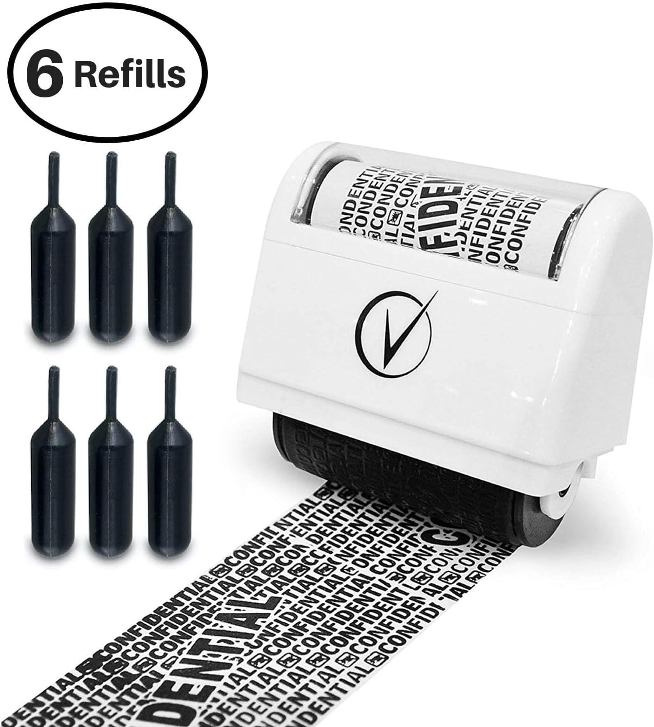 Vantamo Identity Theft Protection Roller Stamp for Hiding Sensitive Information,