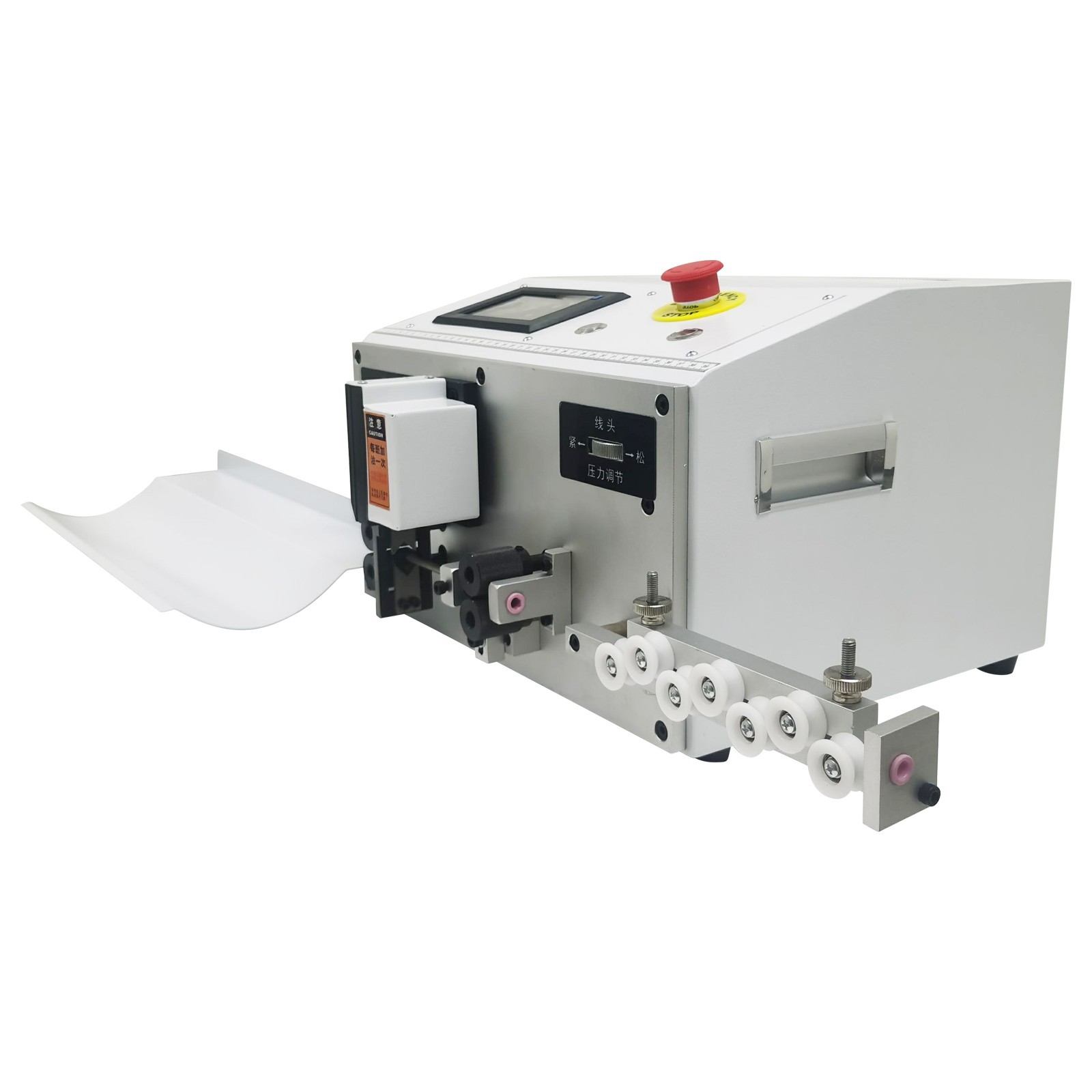 Automatic Wire Peeling Stripping machine Cable Cutter Length Adjust Touchscreen