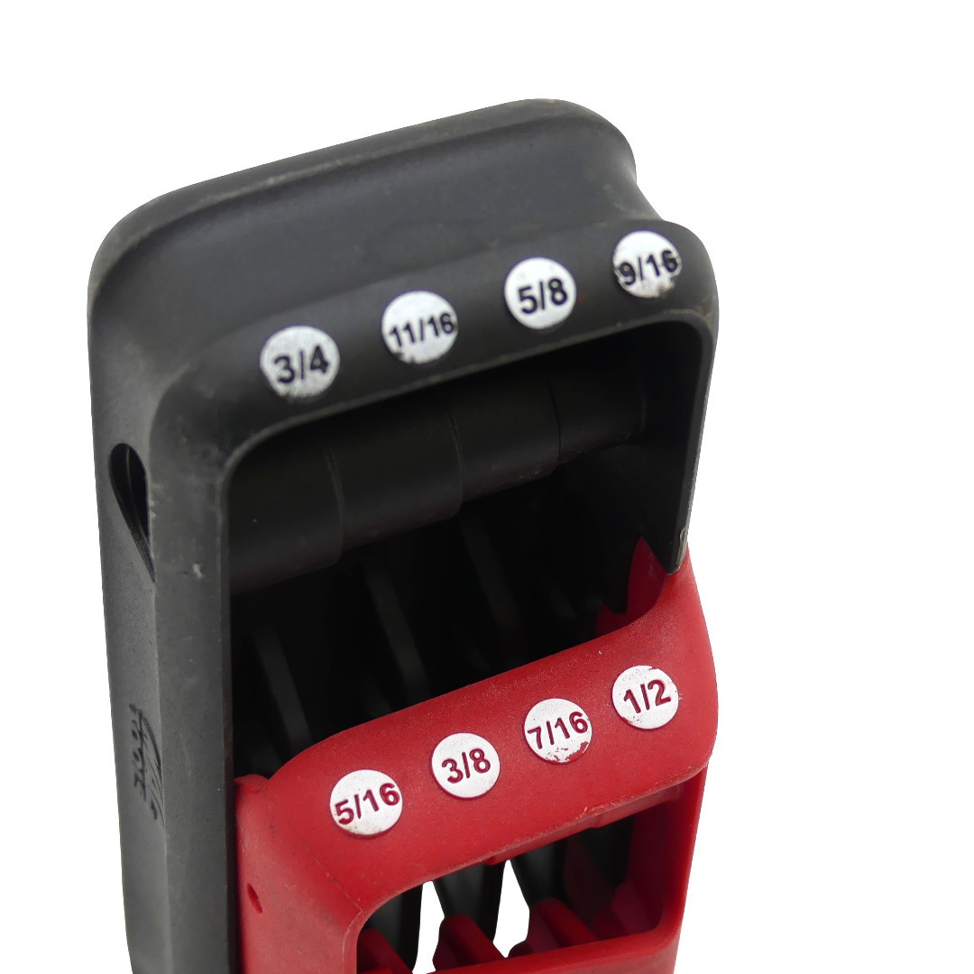 MAC Tools Precision Torque 8-PC SAE Holder Organizer Tray Red Black Rack