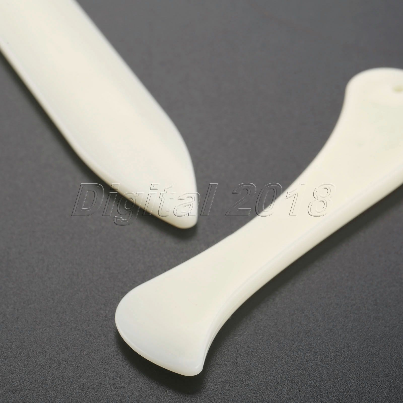 2Pcs Natural Bone Folder Creaser Scoring Folding Creasing Paper Leather Crafts