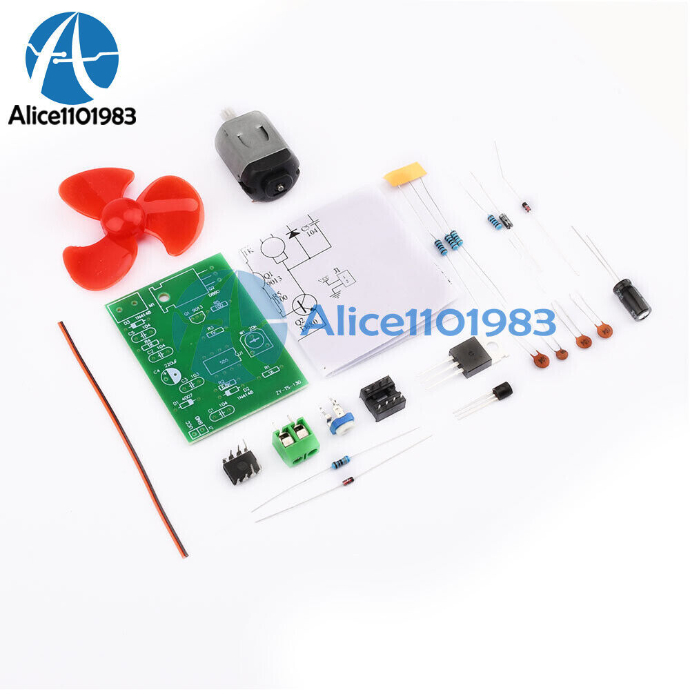DC4.5V NE555 Pulse Motor Speed Controller Kit DIY Electronic Technology Practice