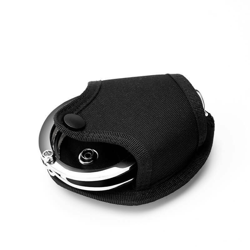 2pcs Handcuff Case Nylon Open Top Handcuff Holder Pouch Fits Chain/Hinged Cuff