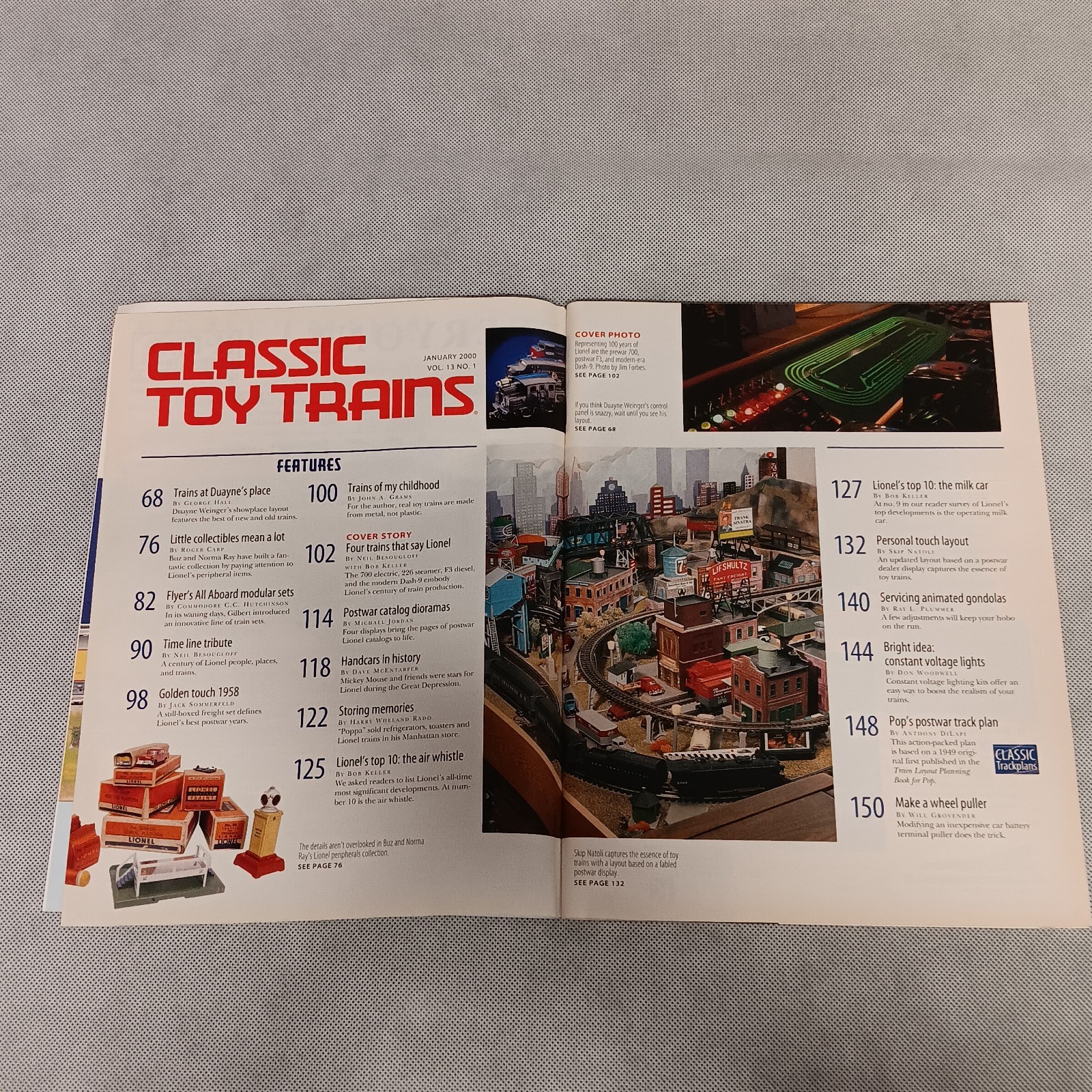 Classic Toy Trains Magazine January 2000