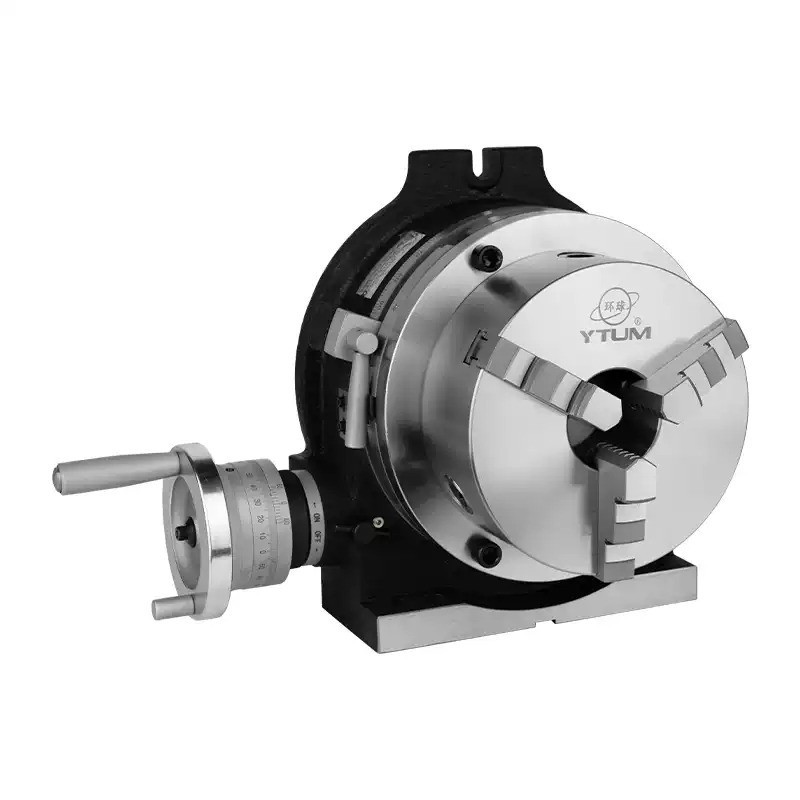 4-inch Indexing Plate Rotary Table Indexing Head Vertical/Horizontal Dual-Use