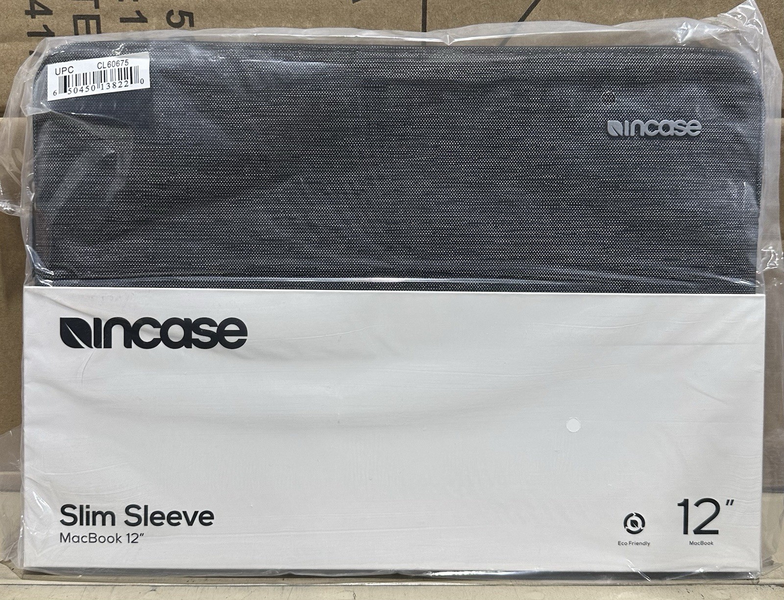 Incase Slim Sleeve Macbook 12" Black/Gray New
