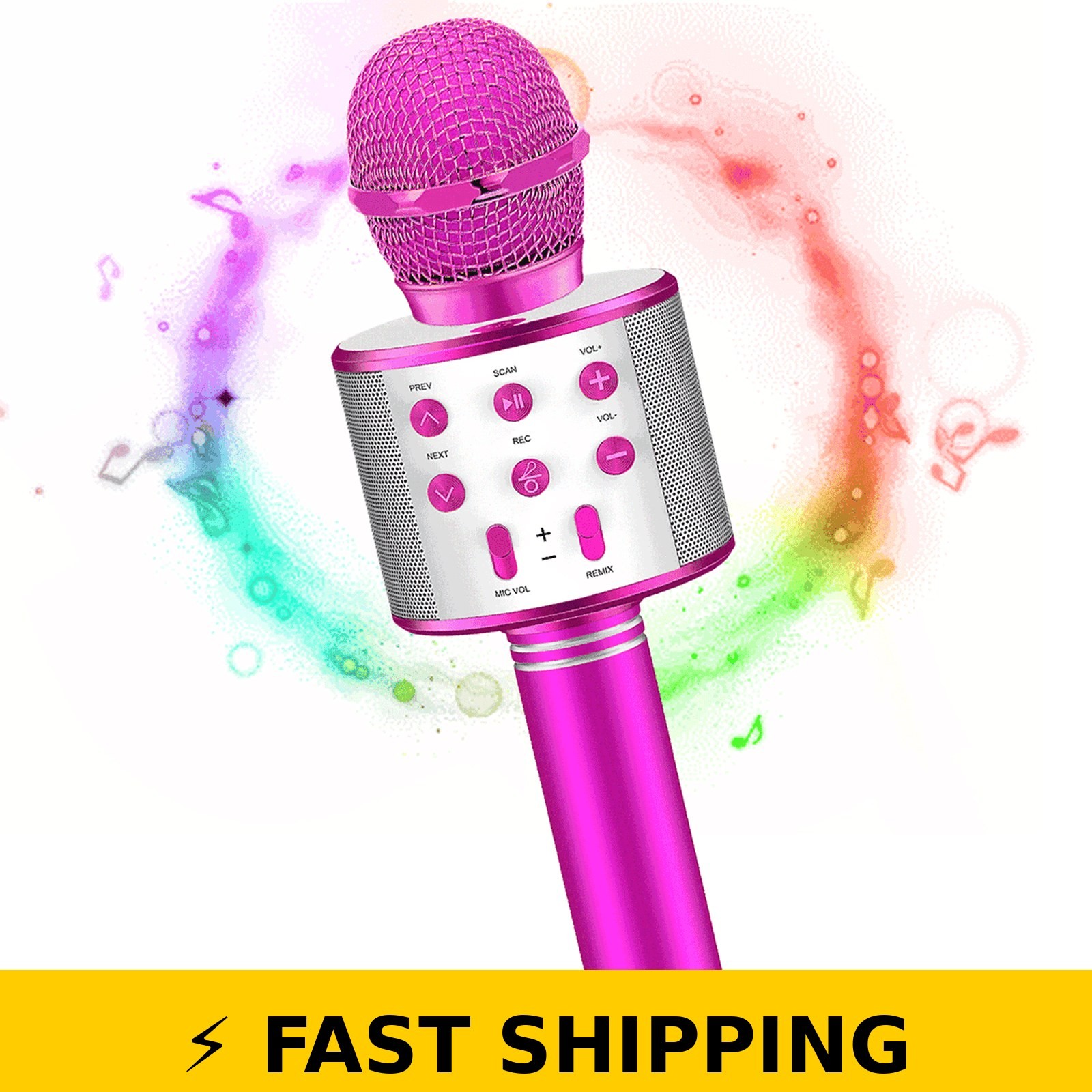 ATOPDREAM Karaoke Microphone for Kids - Purple