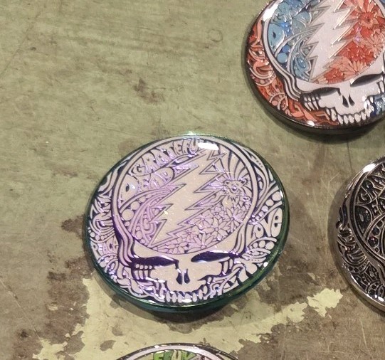 Danny Steinman BNG Official GRATEFUL DEAD V2 Stealie Polar Variant Glows in Dark
