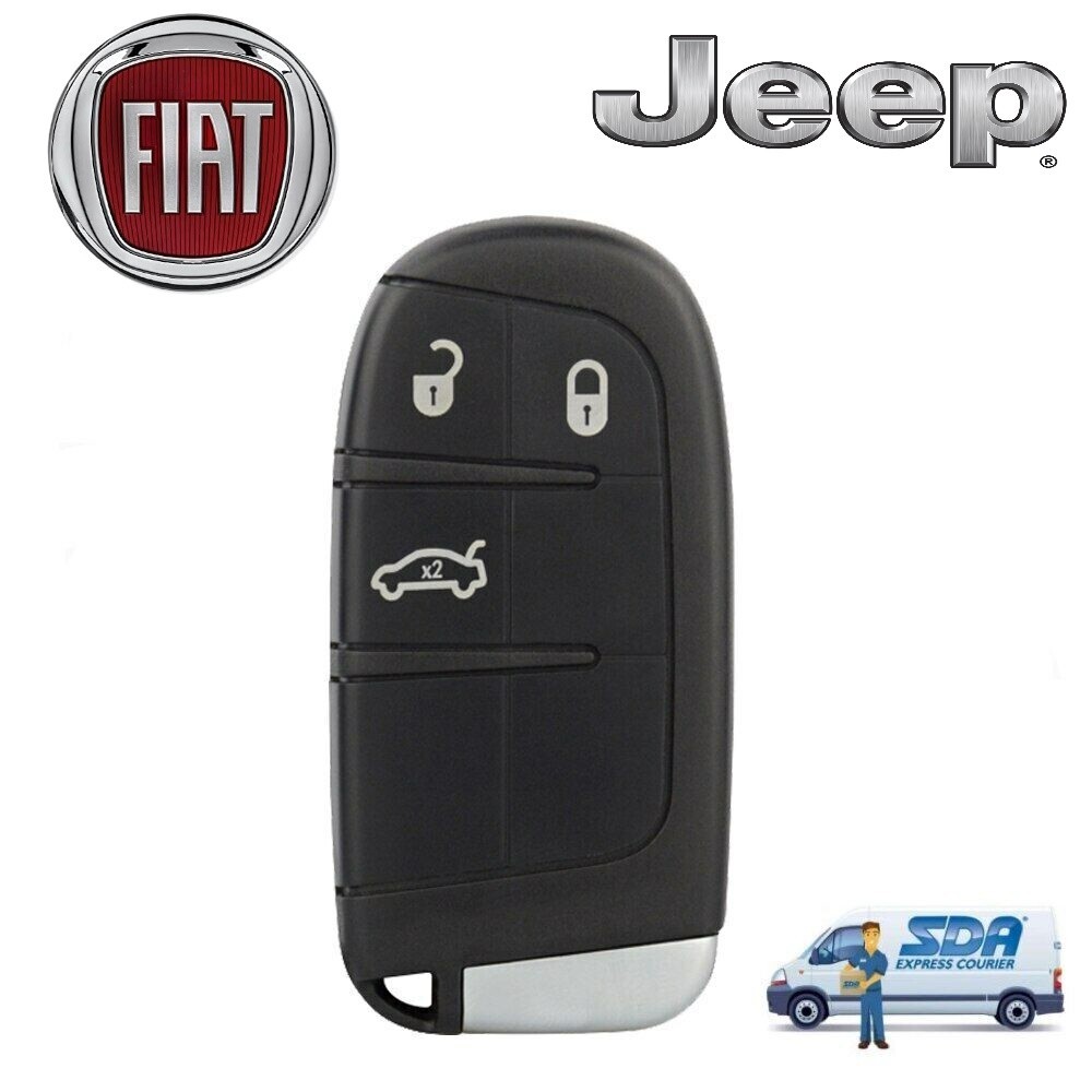 COMPATIBLE Remote Control Key Cover Shell for Jeep Renegade Compass 2/3 Buttons