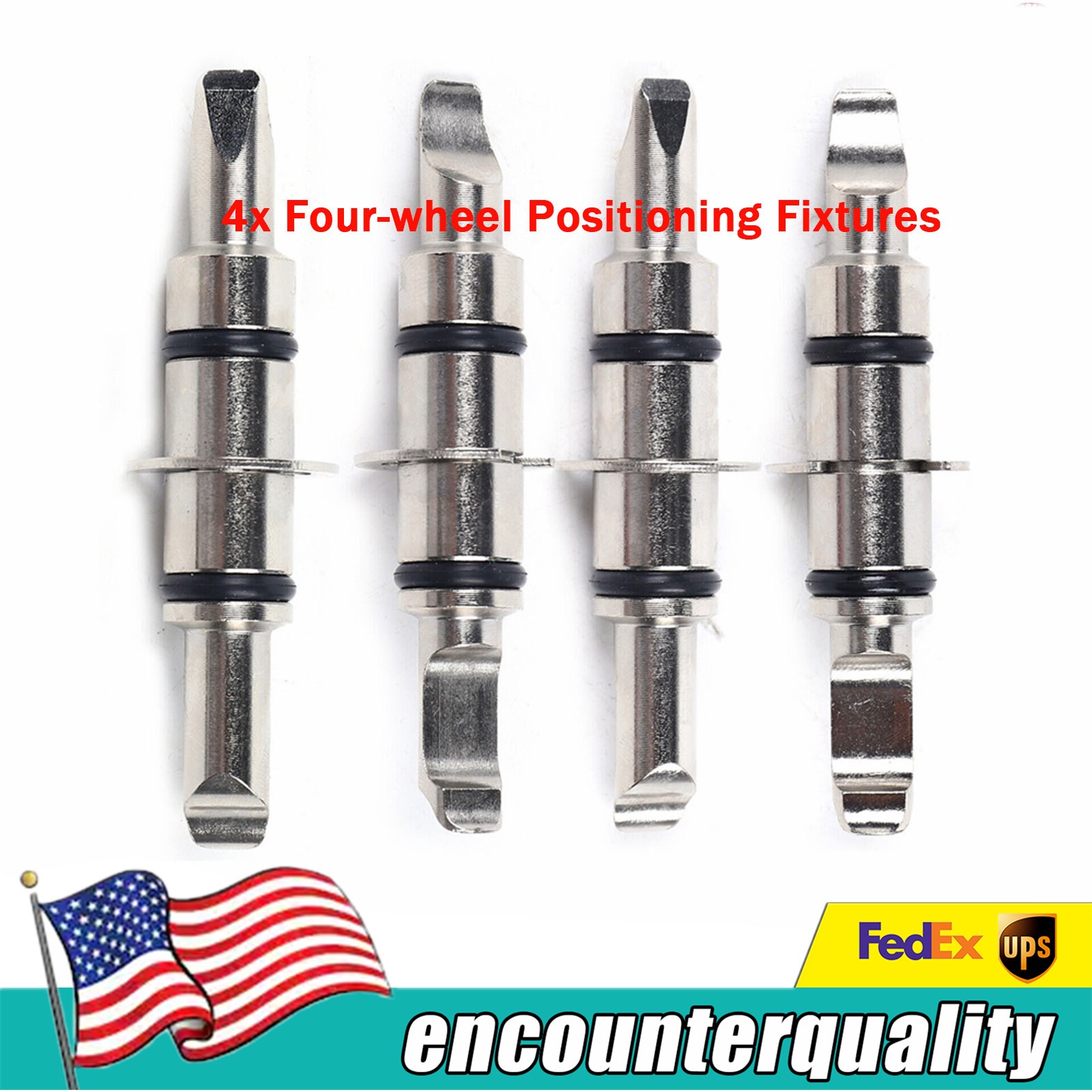 Wheel Alignment System Clamp wheel Positioning Fixture Reversible Rim Claw 4pcs