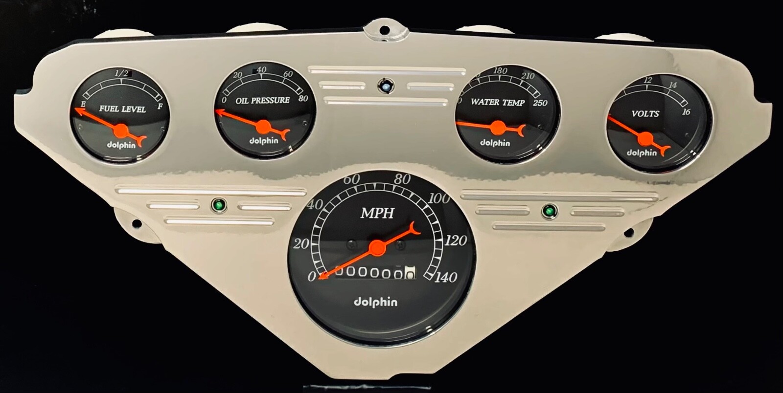 1955 1956 1957 1958 1959 Chevy Truck 5 Gauge Dash Panel Set Powder Coated