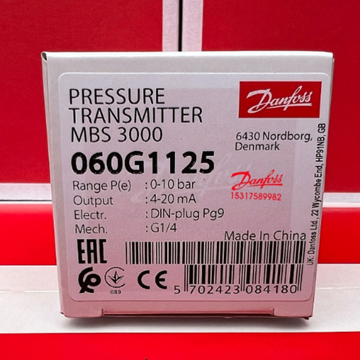 NEW DANFOSS 060G1125 Pressure Transmitter