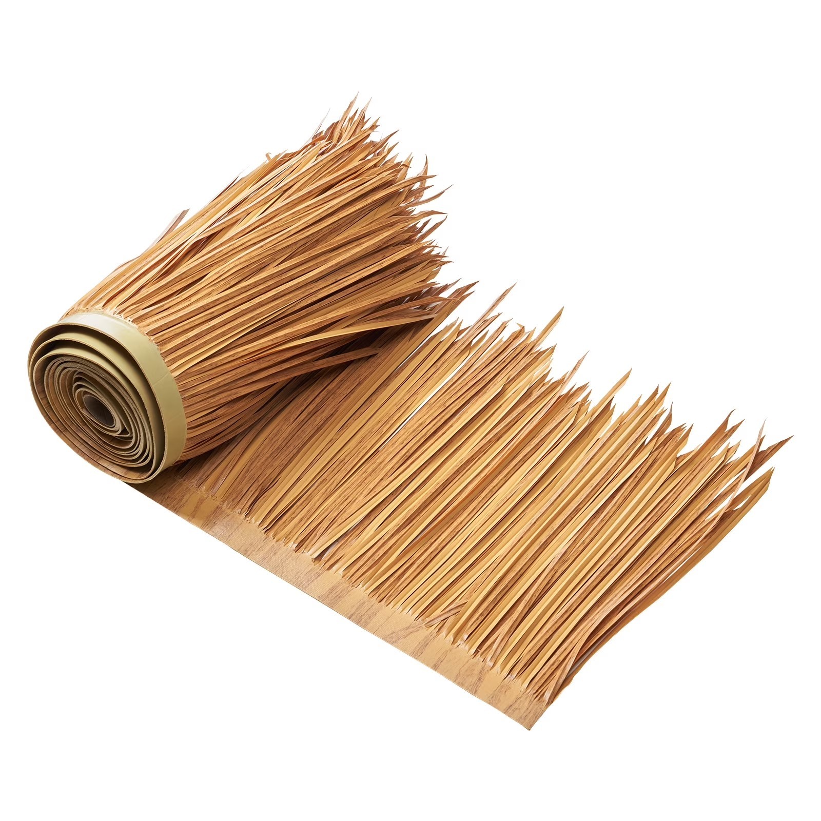 1.3x32.8 ft Artificial Thatch Roofing Mexican Style Tiki Hut Grass Skirt Roof