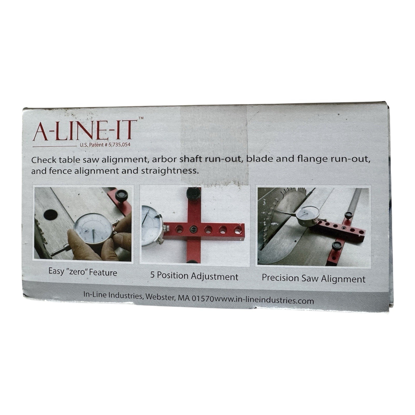 Woodworking A-Line It Basic Kit With Dial Indicator Alignment & Calibration New