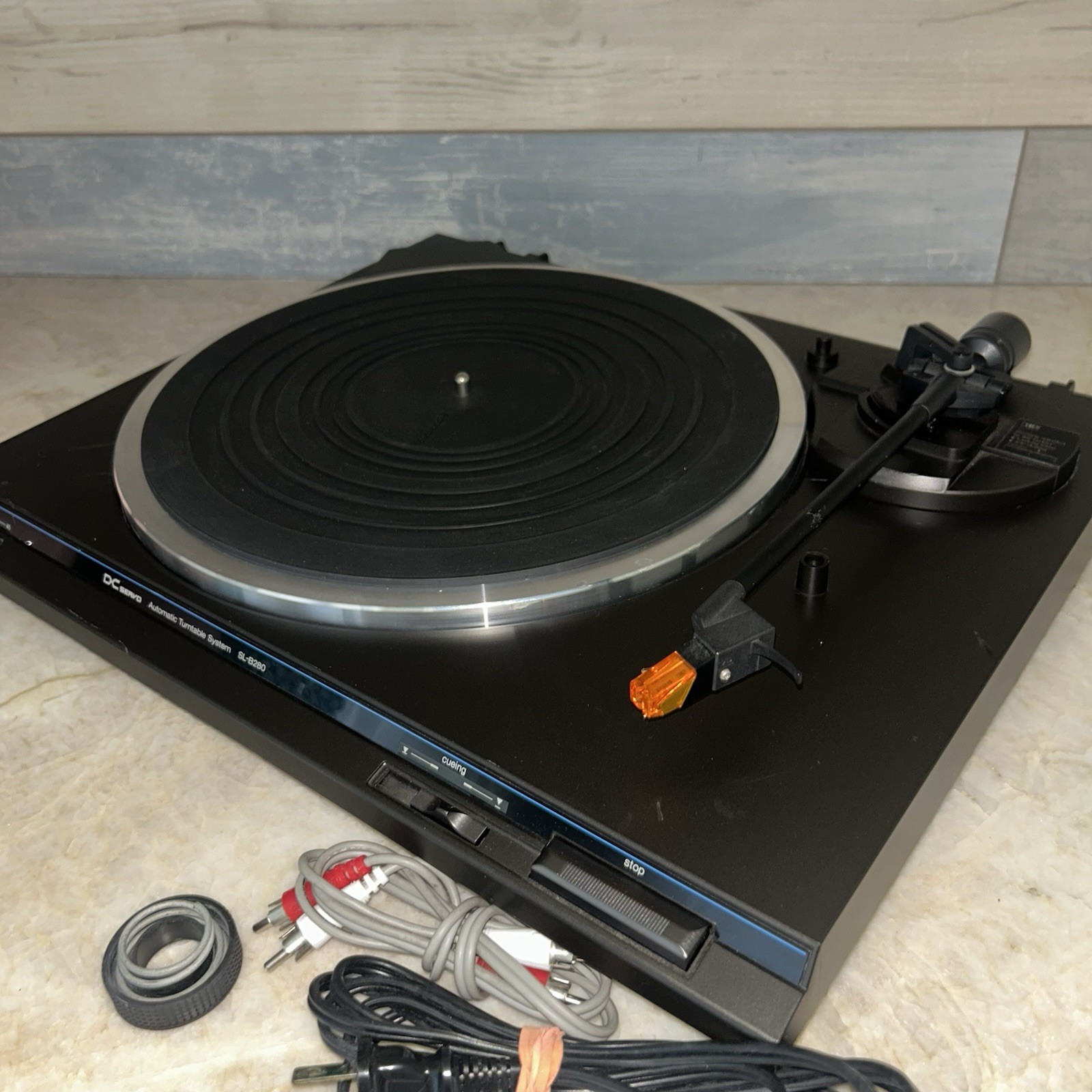 Vintage TECHNICS SL-B280U Automatic Turntable System Working Missing Parts