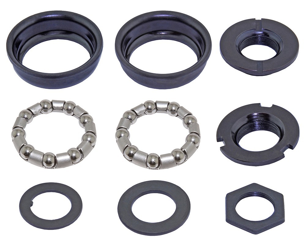 Bottom Bracket Steel Set w/Bearings 1-Piece Crank, 5/16x7, BMX & Cruiser Bikes