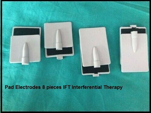 Electrotherapy Dynoplus 4 Channel Pad Electrodes 8 pieces  Interferential SpareP