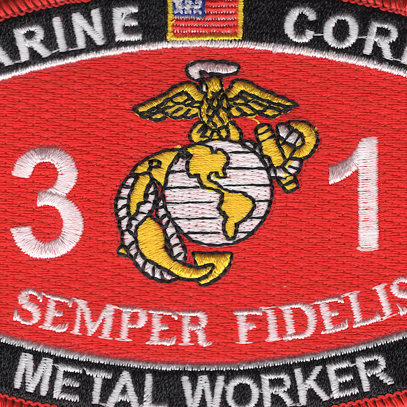 1316 Metal Worker MOS Patch
