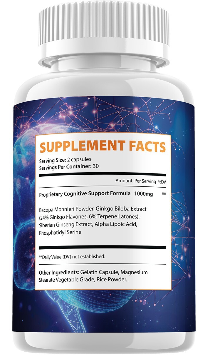 (5 Pack) Memory Lift Pro Brain Supplement Capsules – MemoryLift Pro All Natural