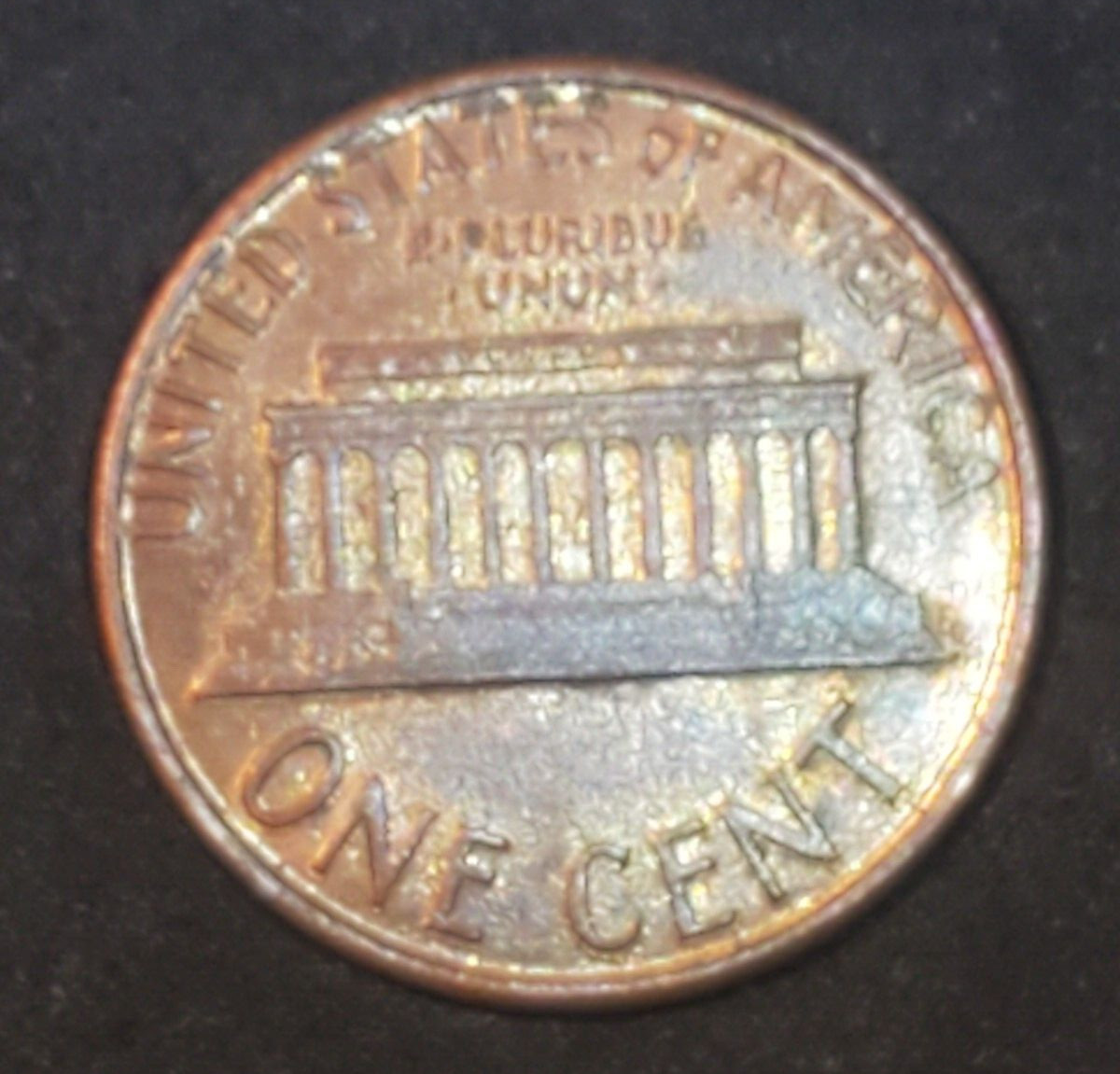 1987 D Memorial Penny, ●EXTREME DOUBLING● Error