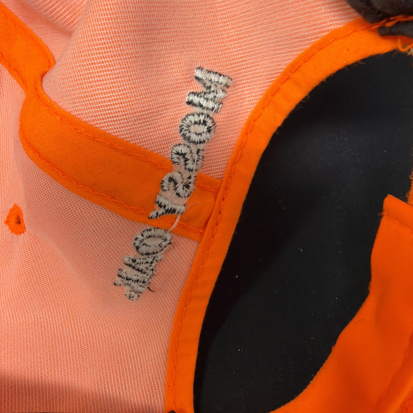 MOSSY OAK Neon Blaze Hunter Safety Orange Camo Hunting Outdoor Cap Snapback Hat