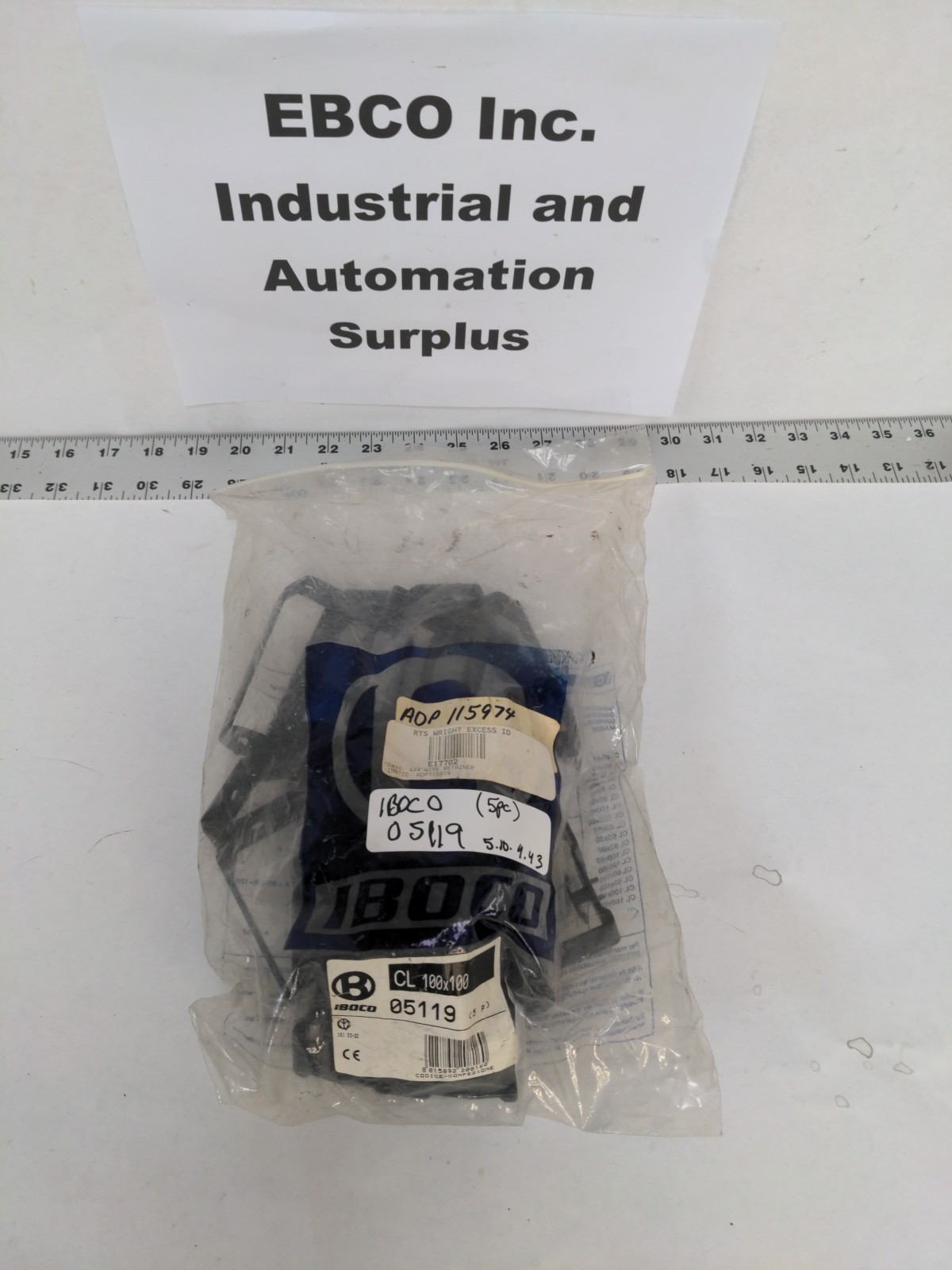 IBOCO 05119, 5 PC., 4X4 WIRE RETAINER