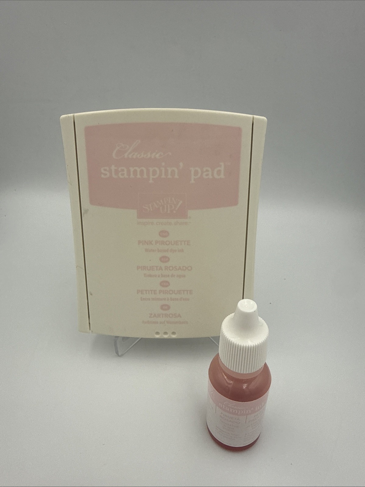 Stampin' Up! Pink Pirouette  Classic Ink Pad & 40% REFILL Bottle