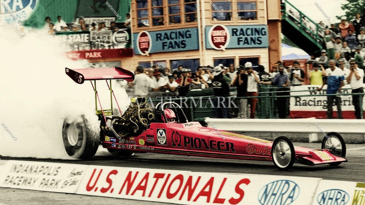 CM381 Shirley Muldowney NHRA Dragster 8x10 11x14 16x20 Colorized Photo