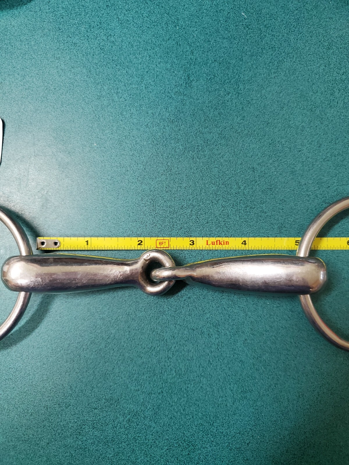 *Hollow Mouth O RING SNAFFLE BIT, 4.75"
