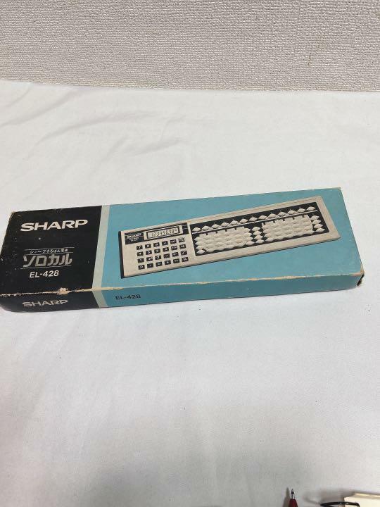 SHARP Solocal EL-428 Calculator & Soroban Japan Import