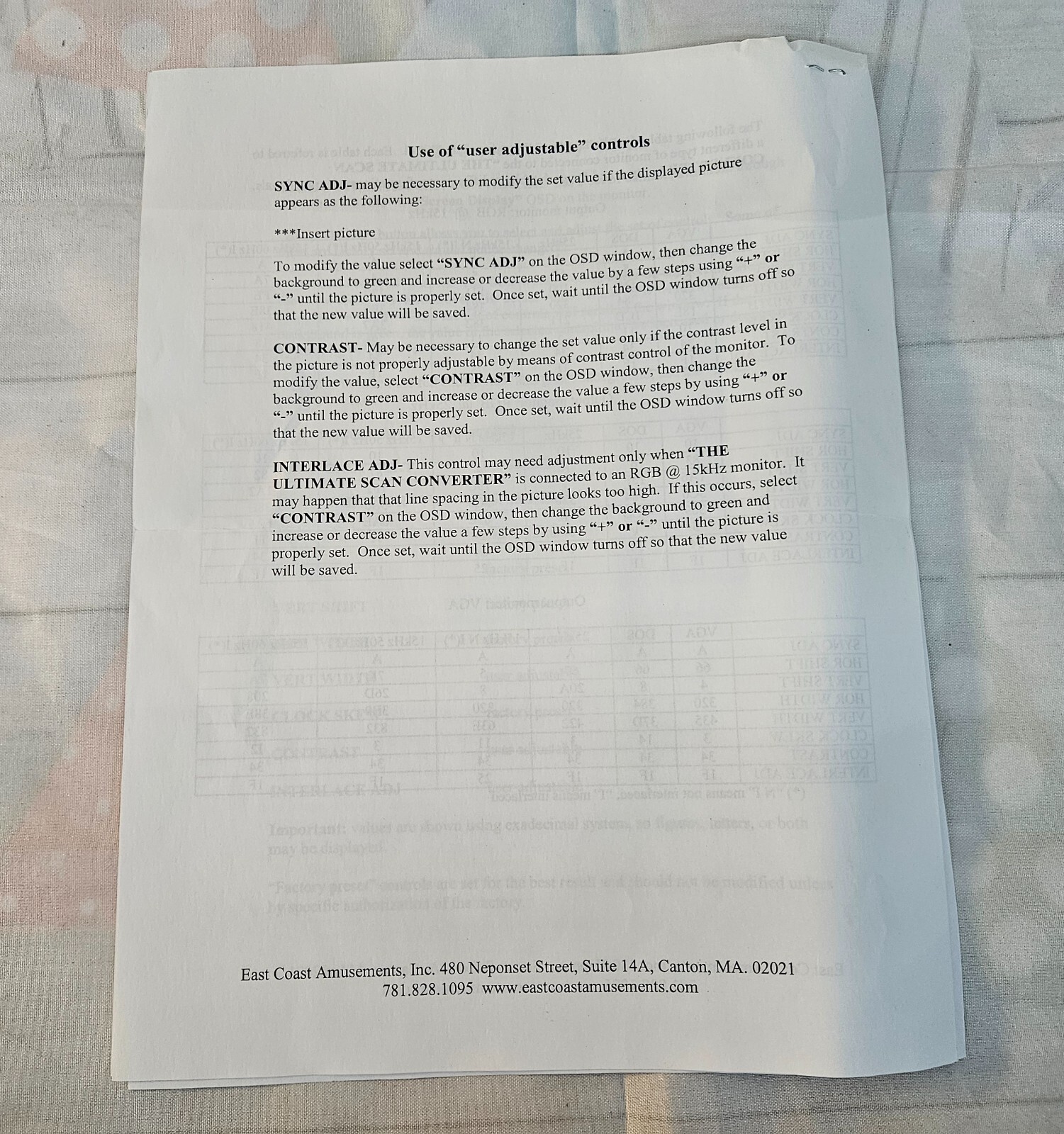 Amusement Technologies ULTIMATE SCAN COMVERTER User Manual