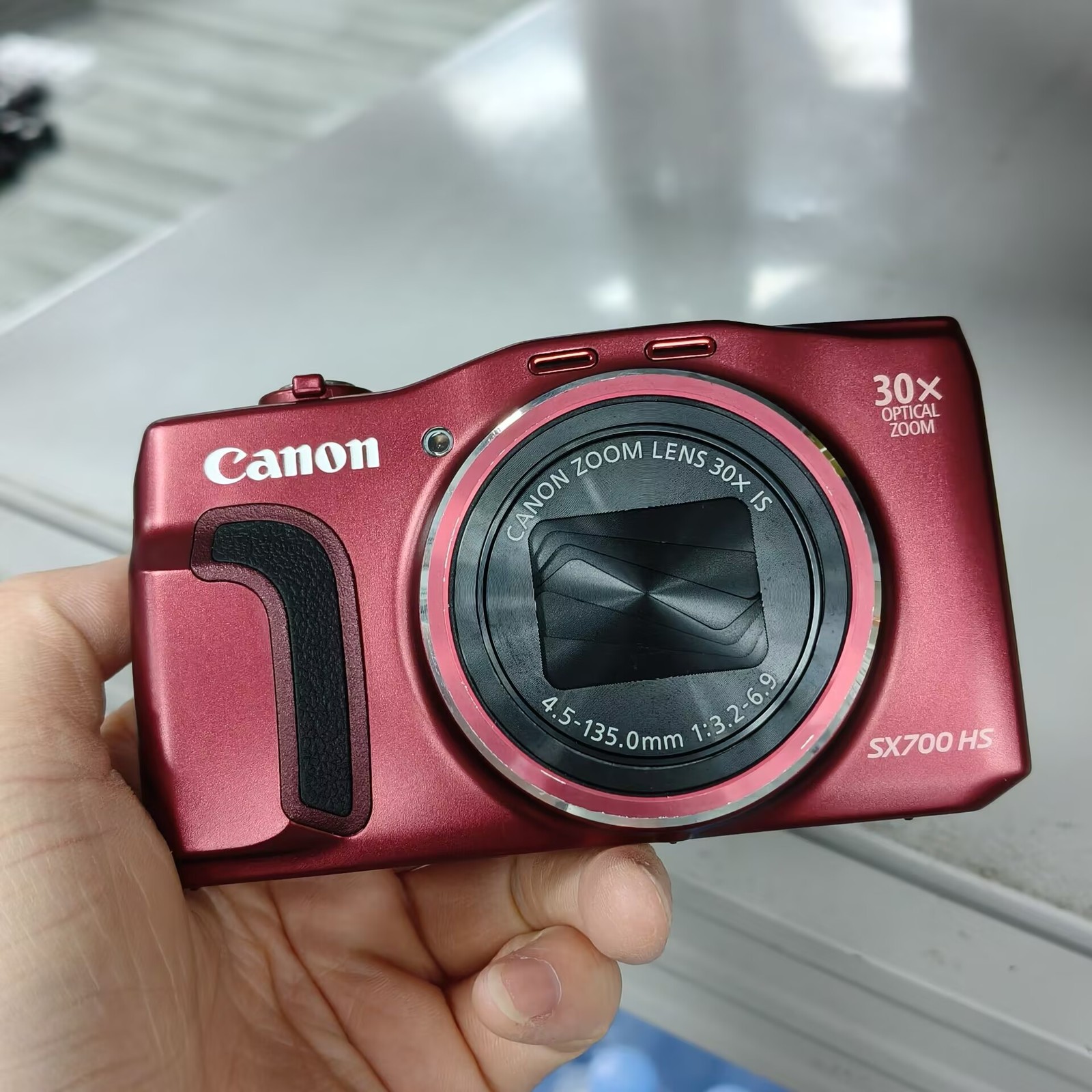Canon PowerShot SX700 HS 16.1MP 30x Optical Zoom Digital Camera English Red