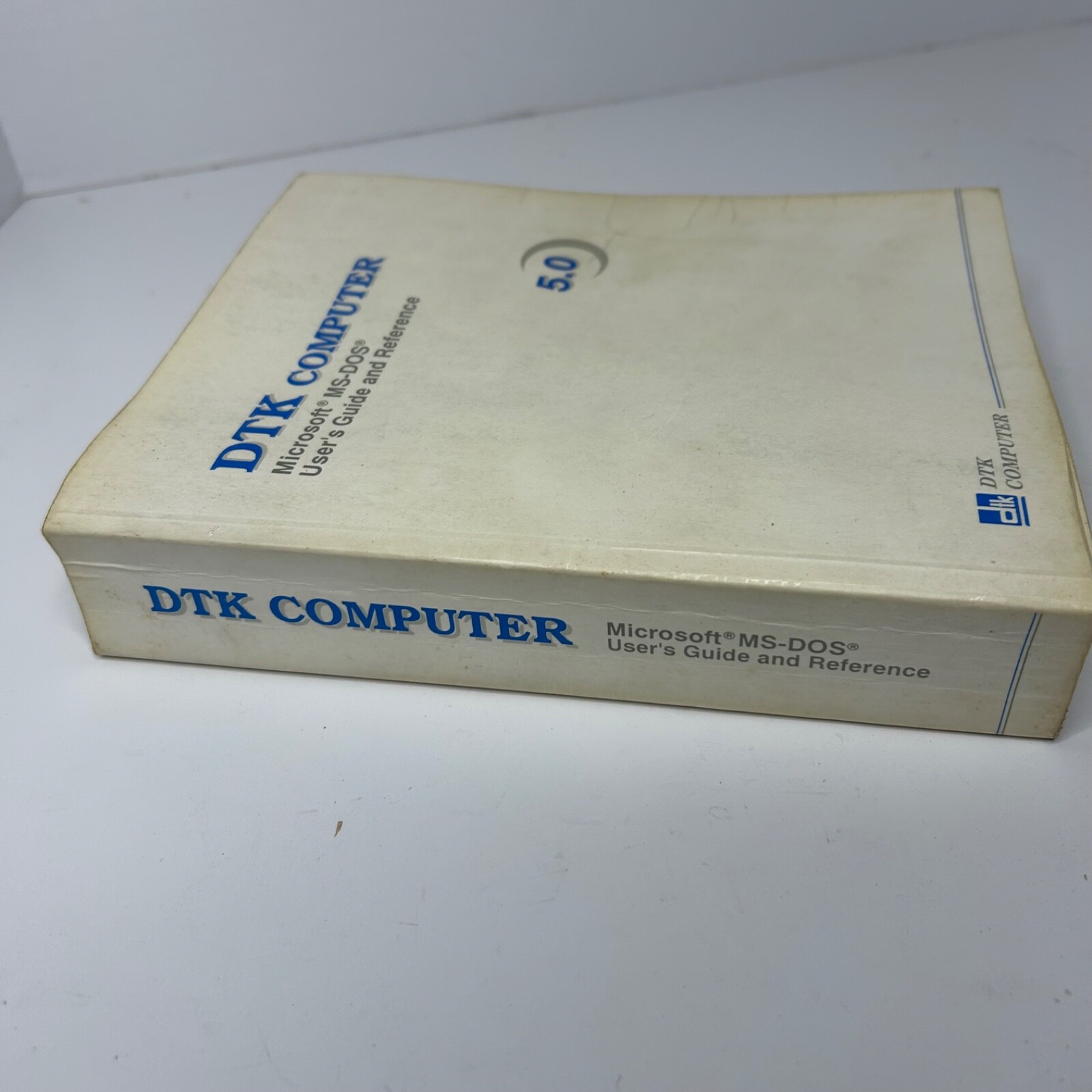 Vintage Microsoft MS-DOS Version 5.0 User’s Guide And Reference DTK Computer