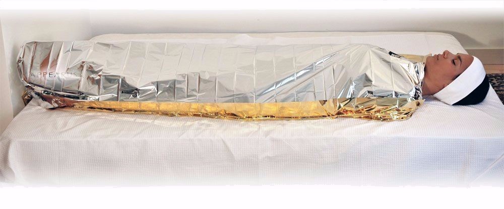 6pcs Spa Body Thermal Wrap Foil Blanket Sheets - Body Wrap Foil Blanket 84"x 52"