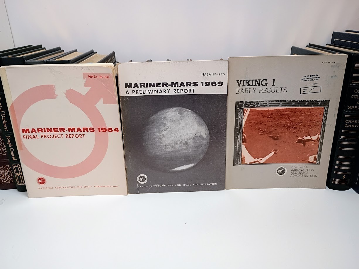 Rare NASA Early Mars Mariner Viking 1 Historic Data Reports SP-139 SP-225 SP-408