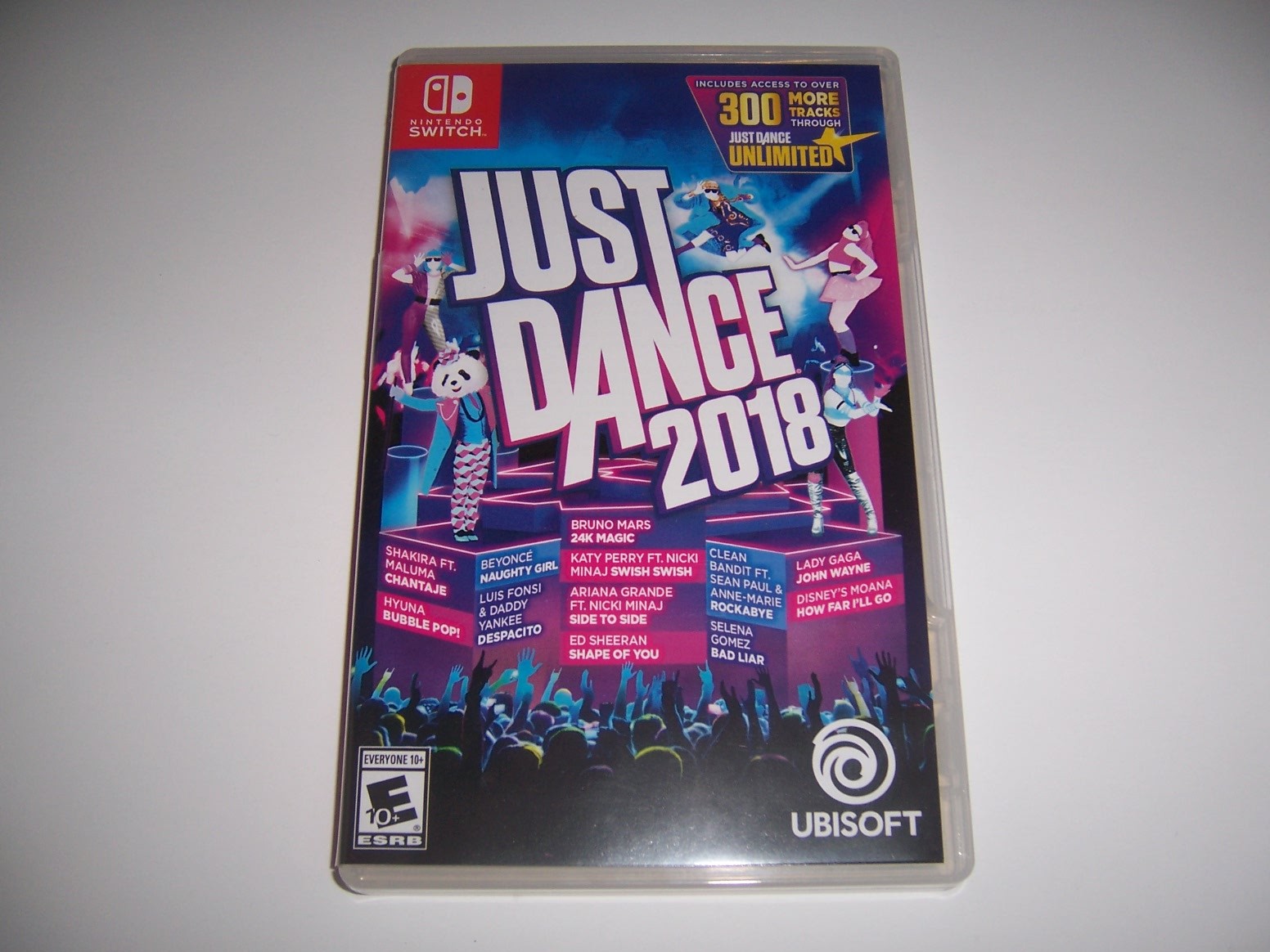 Original Box Case Replacement Nintendo Switch Just Dance 2018