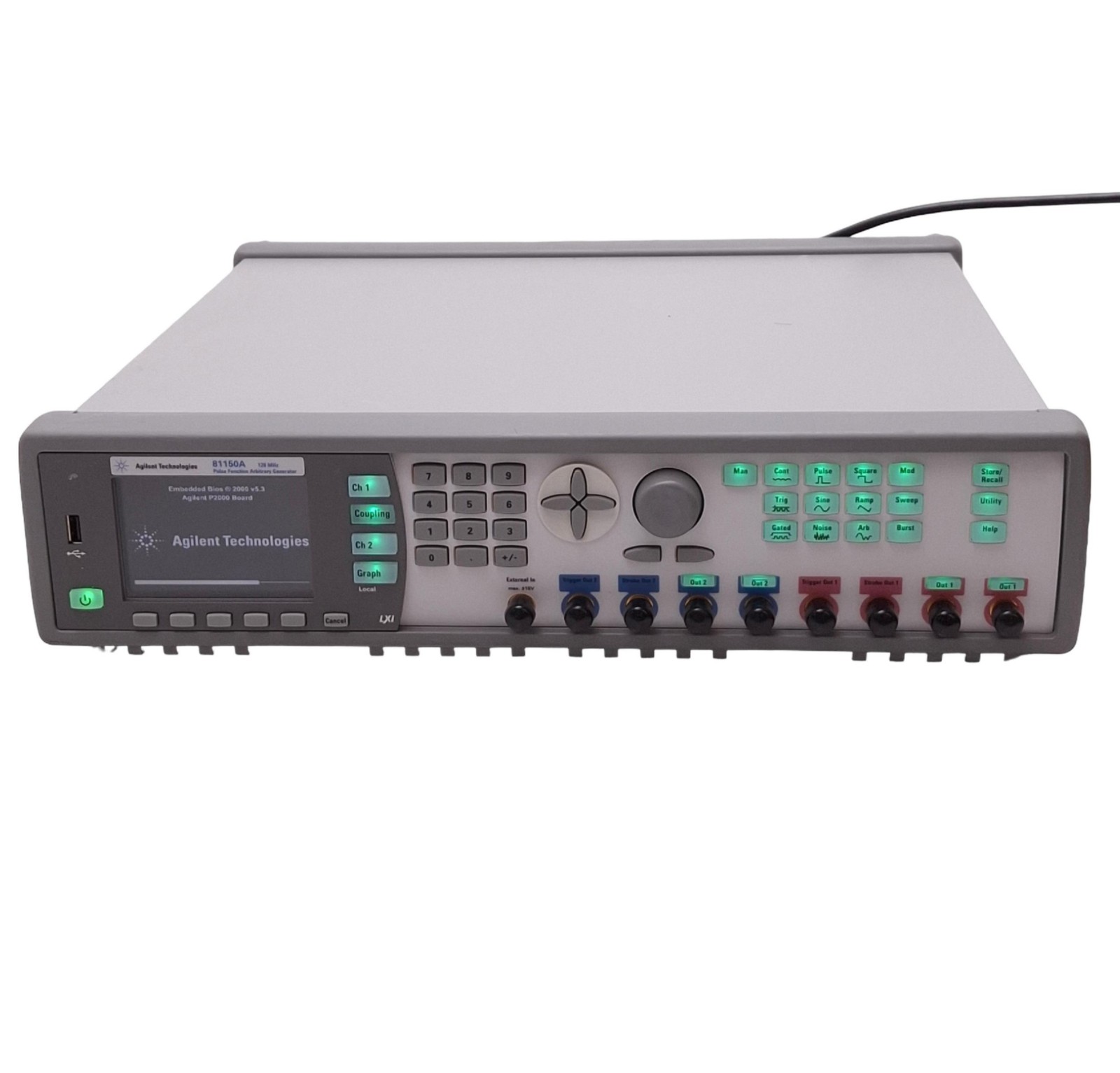 Agilent 81150A Pulse Function Arbitrary Generator 120MHz, 2-Channel, 100-240VAC