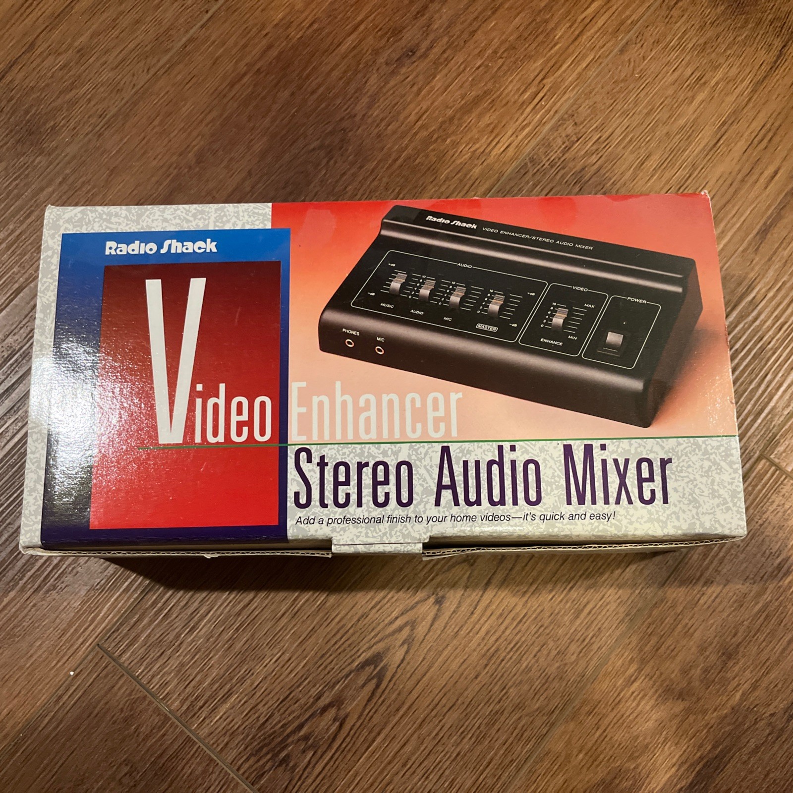 Radio Shack Video Enhancer Stereo Audio Mixer 15-1961 music soundtrack mixing BN