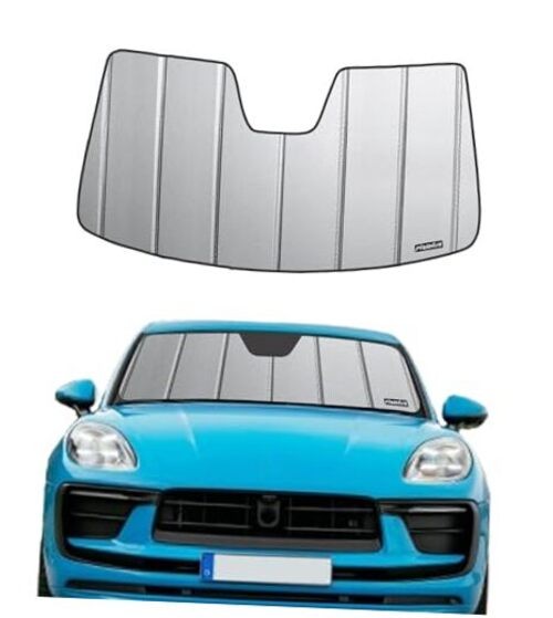 Windshield Sunshade for Porsche Macan 2014 fits Ma-can 2014-2025 gray-safeguard