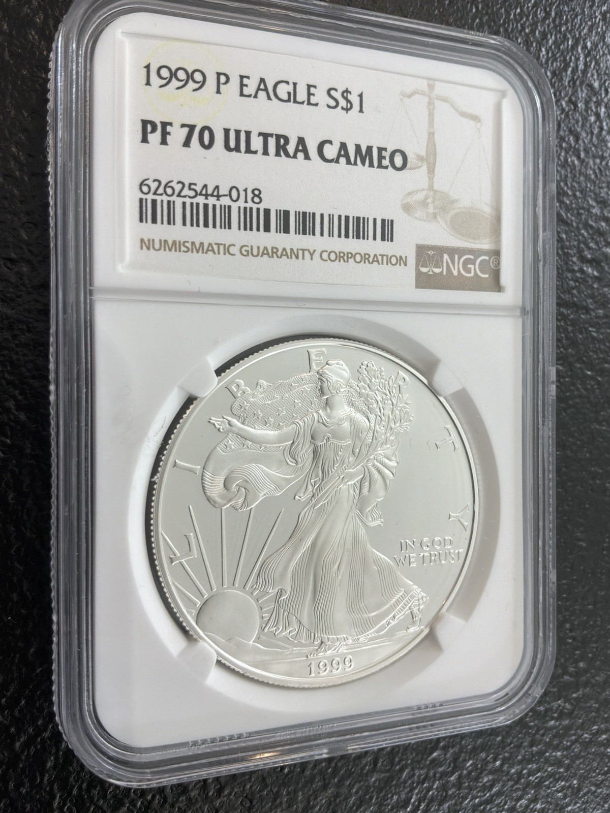 1999-P Proof American Silver Eagle PF-70 NGC