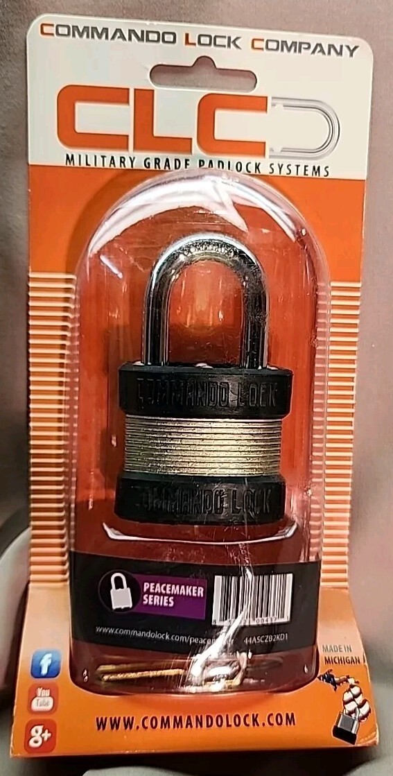 Commando Lock Military Grade Padlock Systems Peacemaker Series USA Brand New!!!