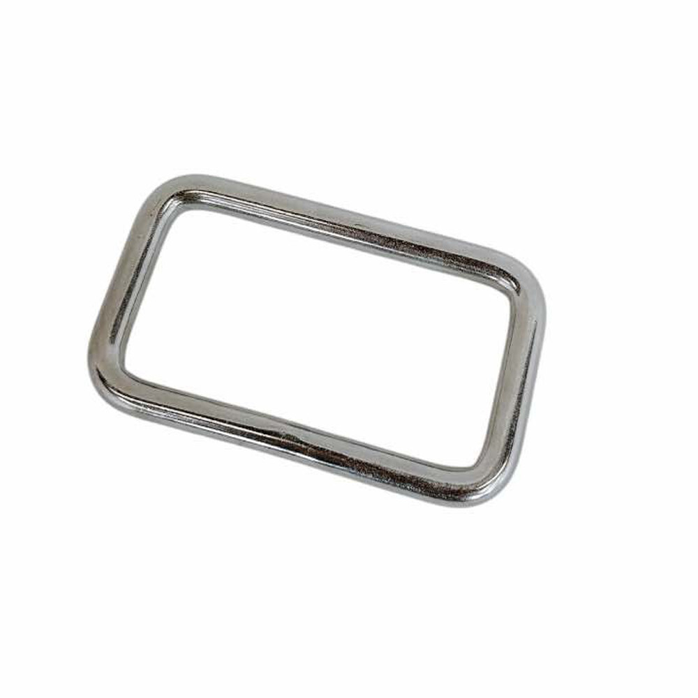 4 Pc Mil Spec 5/16"x3" Rectangular Ring Rectangle Link Loop T304 Stainless Steel