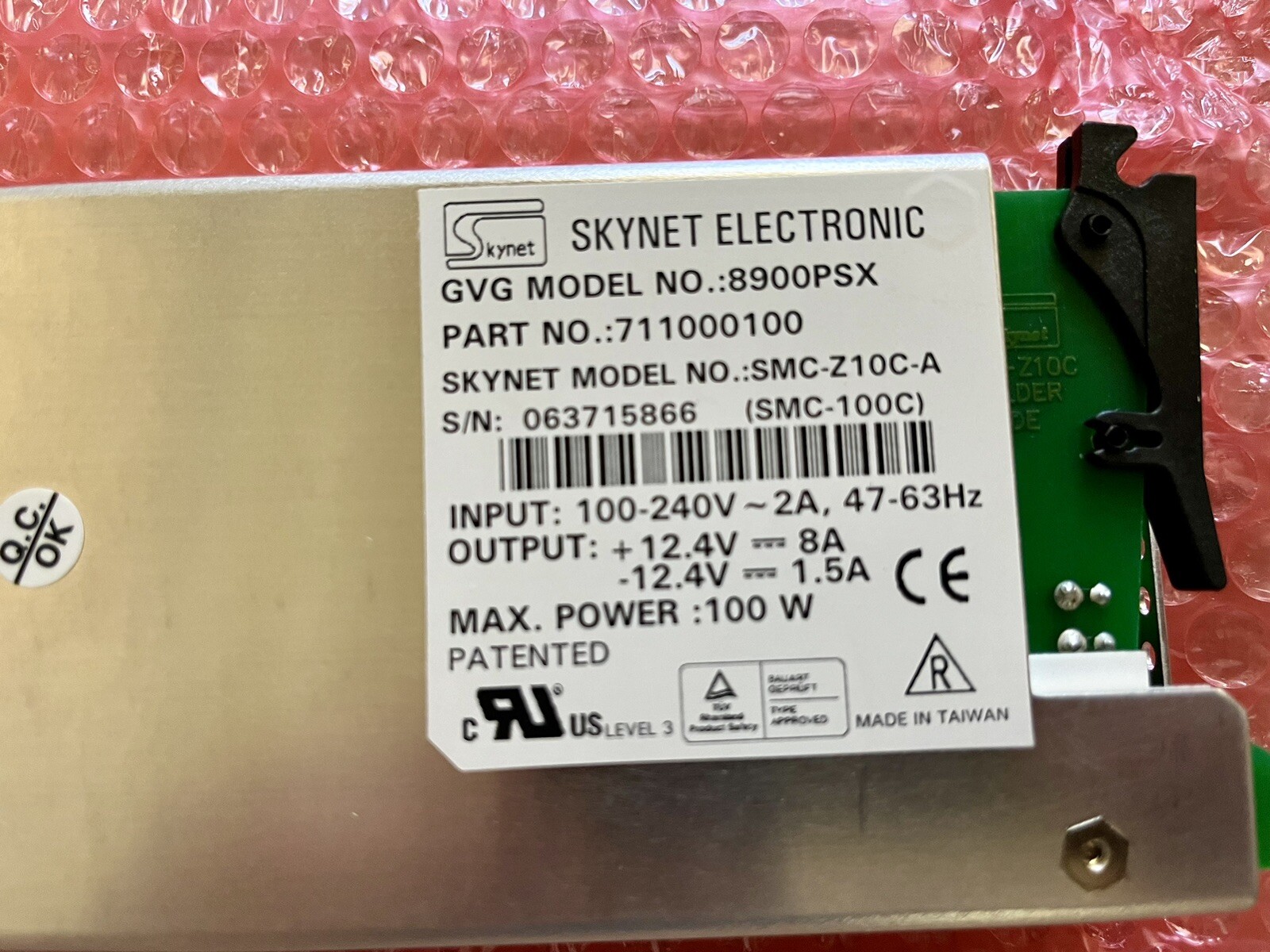 Grass Valley Gecko Power Supply Card 8900PSX 8900 PSX Skynet SMC-Z10C-A