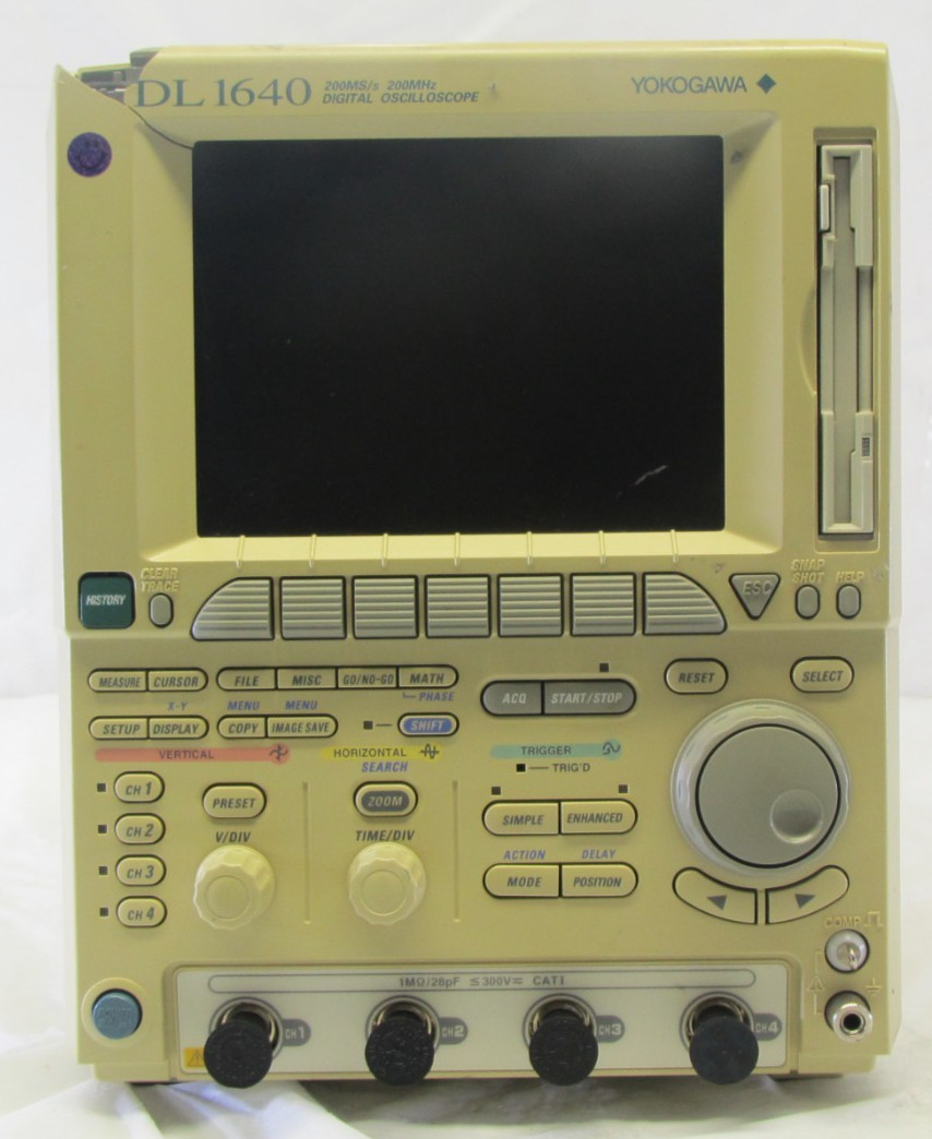 YOKOGAWA DL1640 DIGITAL OSCILLOSCOPE, For Parts/Repair