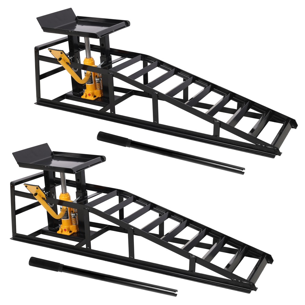 Car Truck Service Ramps Lifts with Pedal Garage Car Lift Hydraulic Ramps 5 Ton