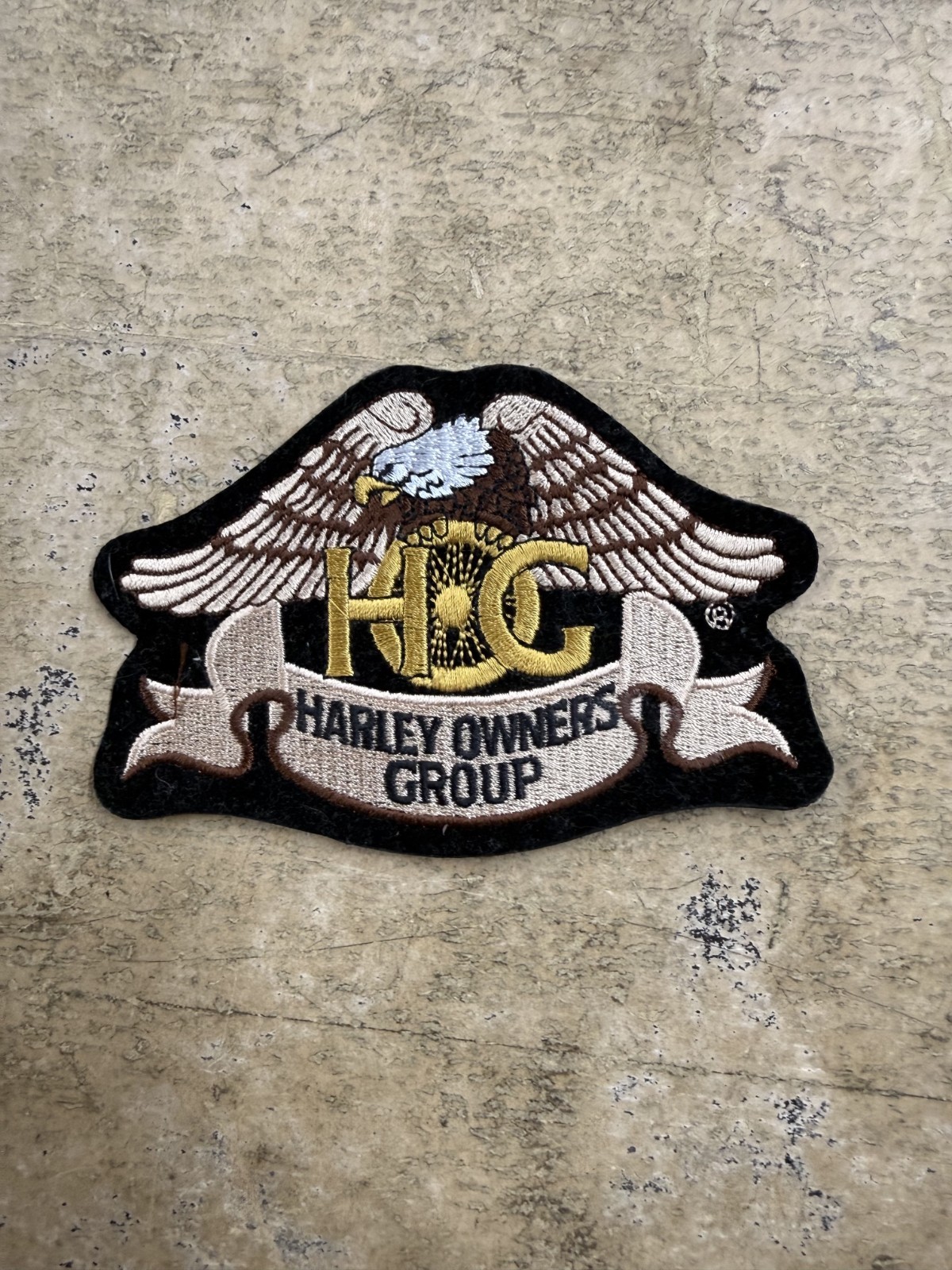 HARLEY DAVIDSON OWNERS GROUP HOG EAGLE PATCH 4-1/2” X 3”