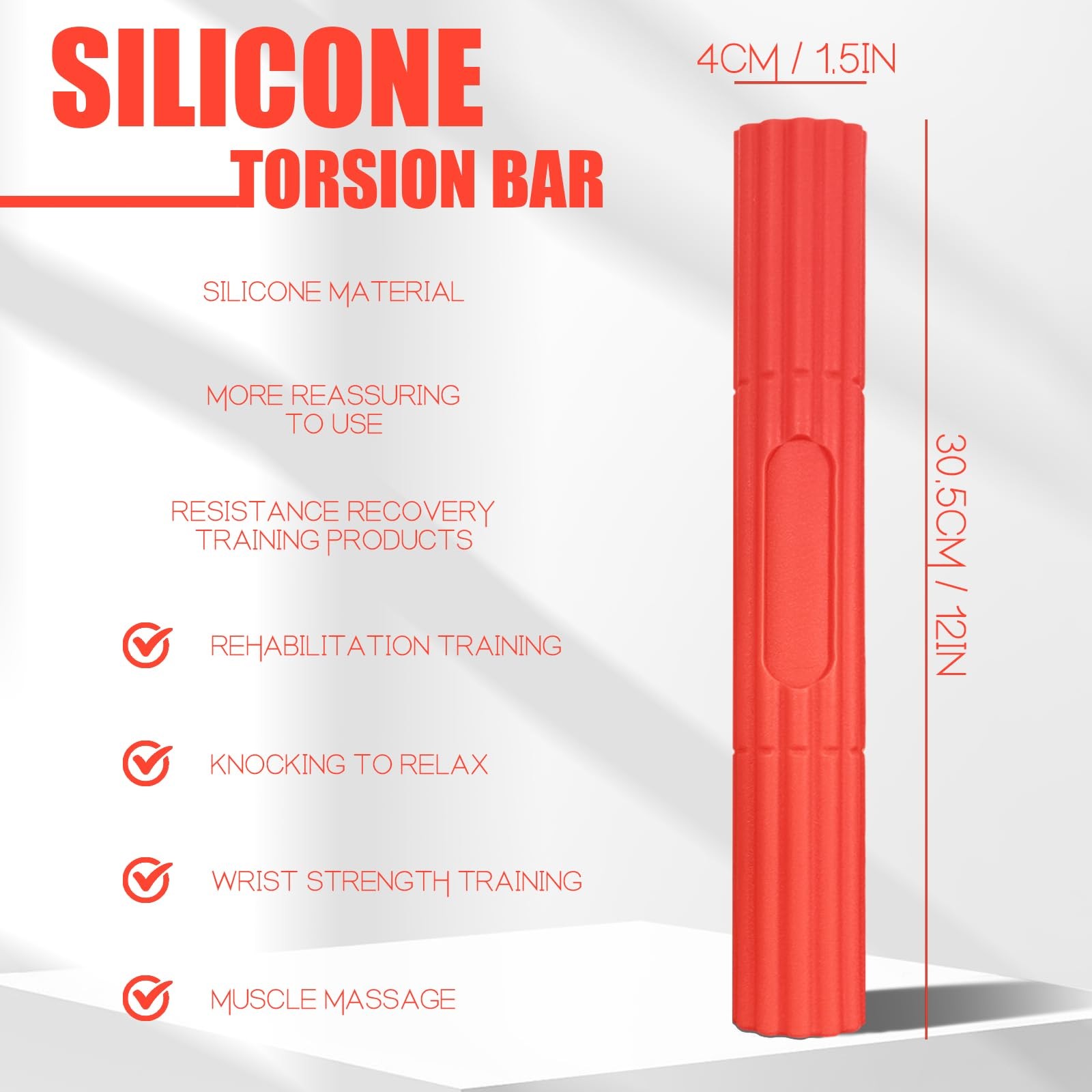 Flex Therapy BarResistance Bar Used to Relieve Pain in the Wrist Elbow and Fo...