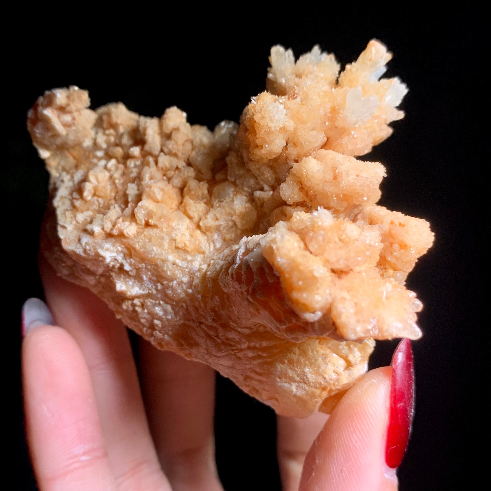 120G Specia Natural Beautiful Plaster Flower Mineral Specimen/Gift