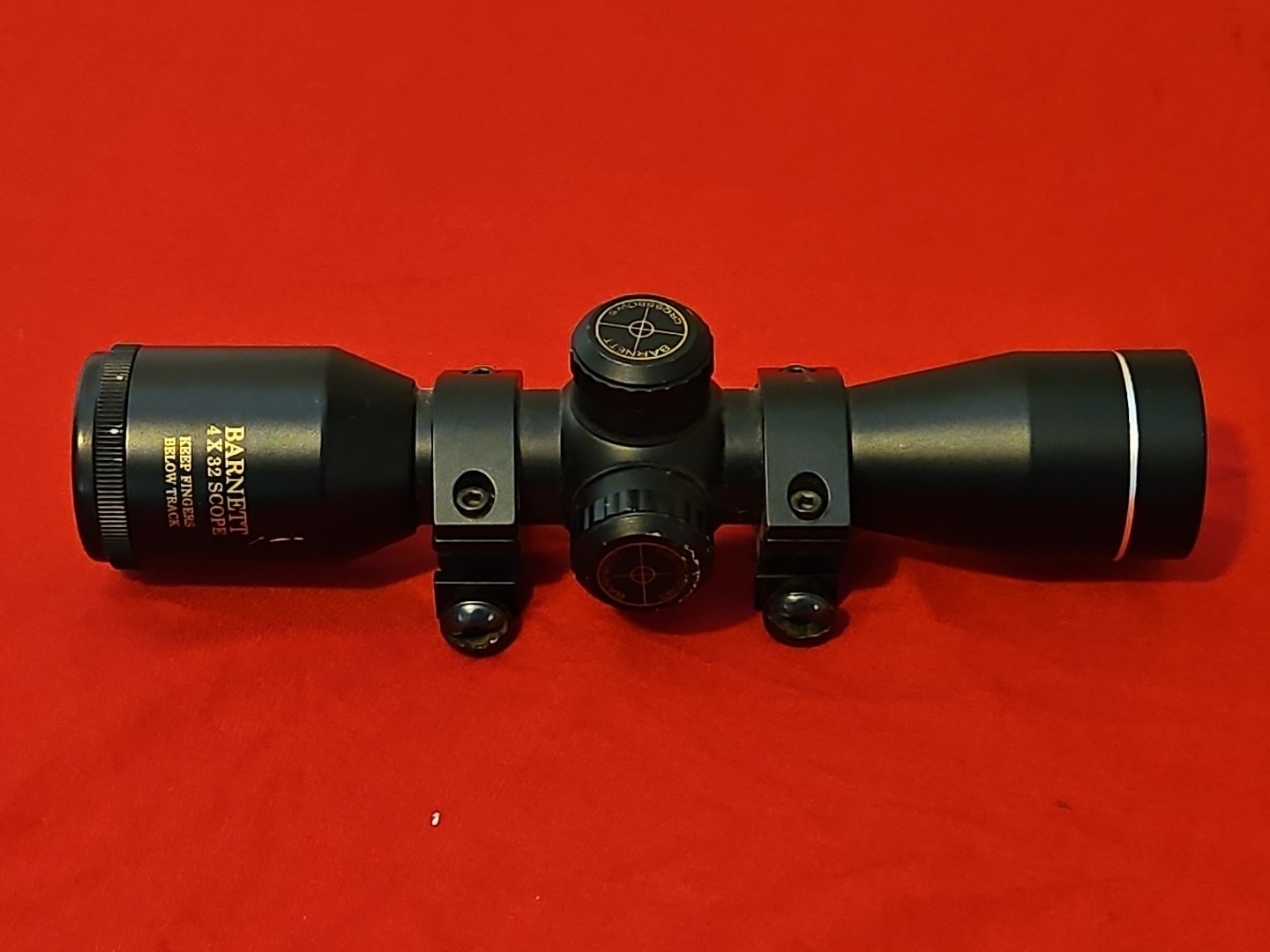 Barnett 4x32 Crossbow Scope, No Lens Covers Black Used Great Condition